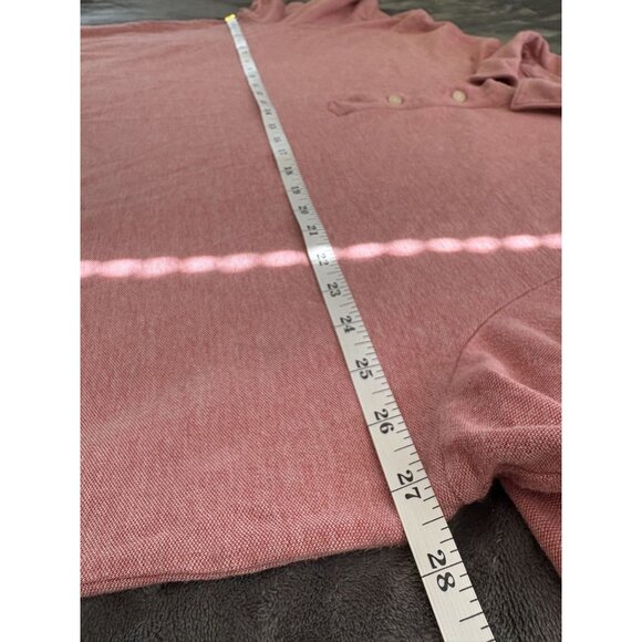 L.L. Bean Men's Traditional Fit Polo Shirt XXL Reg Light Red/Pink Outdoor Golf - Picture 6 of 7